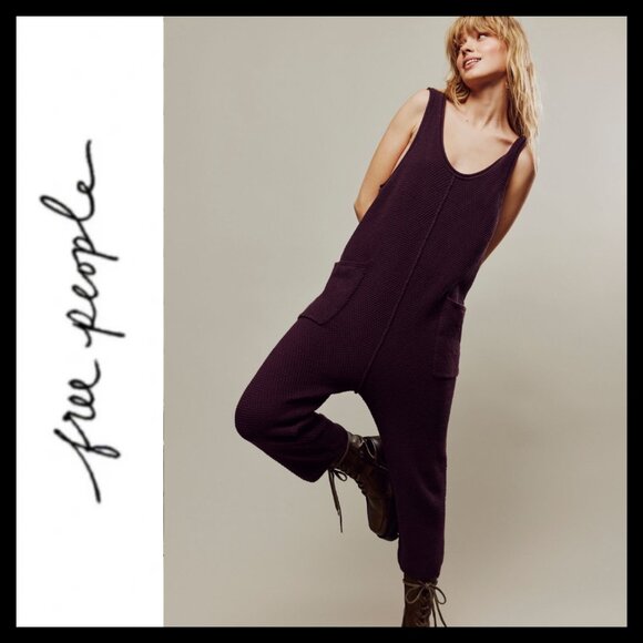 Free People Hailee Sweater Jumper - Vintage Wine 💜 XS & Small - Factory Sealed - Picture 1 of 9